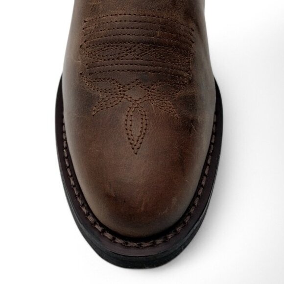 Laredo Women's Size 8 Distressed Tan  Bridget 11" R Toe Western Boots 51084 - Picture 12 of 16